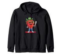 Sing Your Heart Out with This Berry Star for Fruits Lovers Zip Hoodie
