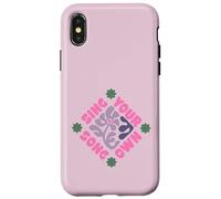 Sing Your Own Song Artsy Boho Case for iPhone X/XS