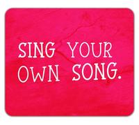 Sing Your Own Song Funny Singing Voice Music Mouse Mat Pad 24cm x 19cm
