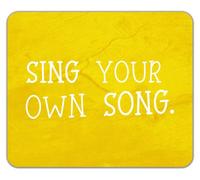 Sing Your Own Song Funny Singing Voice Music Mouse Mat Pad 24cm x 19cm
