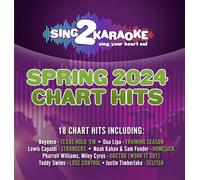 Sing2Karaoke Spring 2024 18 Chart Hits CDG Disc