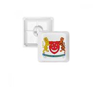Singapore Asia National Emblem PBT Keycaps for Mechanical Keyboard White OEM No Marking Print