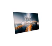 Singapore Bay City Marina Canvas Wall Art Picture Print CanvasGeeks Multi W36 inch x H24 inch x D40mm