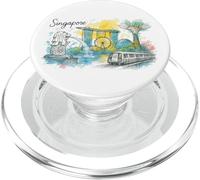 Singapore Classic Everyday Travel PopSockets PopGrip for MagSafe