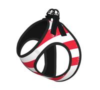 Singapore Flag Pet Leash Vest For Small Dogs Cats Reflective Adjustable Soft Outdoor Walking Hiking Training