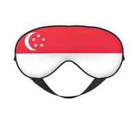 Singapore Flag Print Functionality Eye Mask Sleep Lightweight Travel Yoga Camping Outdoors Relaxation