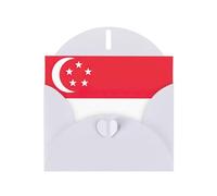 Singapore Flag print Greeting Cards - Thank-You Cards Party Invitation Cards for Festive Celebrations