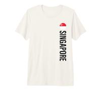 Singapore Flag Vertical Premium T-Shirt
