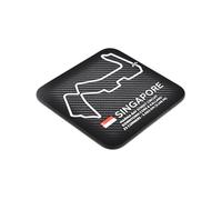 Singapore Marina Bay Street Circuit Coaster - Racing Track Layout - Formula - Moto - Grand Prix Souvenir - Gift Ideas - Motorsport Art Decor - Race Enthusiast Memorabilia - Coffee Tea Square Placemat