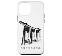 Singapore Marina Vintage Skyline Bay Asia I Love Singapura Case for iPhone 12 mini