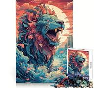Singapore Merlion Guardian Jigsaw Puzzles for Adults 1000 Piece Smart Reason Toy Family Bond Smooth Edge Art Display 50x75cm