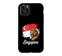 Singapore Roaring Lion Flag National Pride Design Case for iPhone 11 Pro