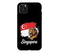 Singapore Roaring Lion Flag National Pride Design Case for iPhone 11 Pro Max