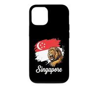 Singapore Roaring Lion Flag National Pride Design Case for iPhone 12/12 Pro