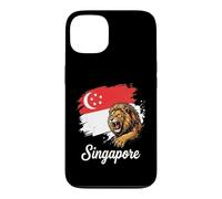 Singapore Roaring Lion Flag National Pride Design Case for iPhone 13