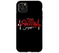 Singapore Skyline Heartbeat Asian Singapura I Love Singapore Case for iPhone 11 Pro Max