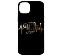 Singapore Skyline Heartbeat Asian Singapura I Love Singapore Case for iPhone 14 Plus