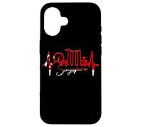 Singapore Skyline Heartbeat Asian Singapura I Love Singapore Case for iPhone 16