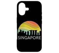 Singapore Skyline Retro City Architecture Vintage Asia East Case for iPhone 17