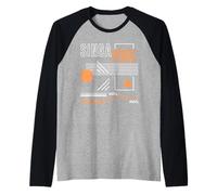 Singapore The Lion City Famous Asian City Landmarks Raglan Baseball Tee