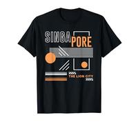 Singapore The Lion City Famous Asian City Landmarks T-Shirt