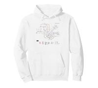 Singapore Train Metro Suburban Railway - Souvenir Route Map Pullover Hoodie