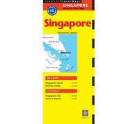 Singapore Travel Map Fourteenth Edition