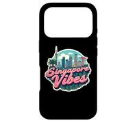 Singapore Vibes Retro Skyline Vintage Visitor Souvenir Case for iPhone 17 Pro