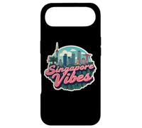 Singapore Vibes Retro Skyline Vintage Visitor Souvenir Case for iPhone Air