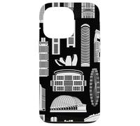 Singapore's Famous Asian City Landmarks Art Singapore Lover Case for iPhone 13 Pro
