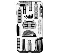 Singapore's Famous Asian City Landmarks Art Singapore Lover Case for iPhone 7 Plus/8 Plus