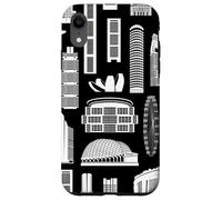 Singapore's Famous Asian City Landmarks Art Singapore Lover Case for iPhone XR