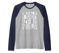 Singapore's Famous Asian City Landmarks Art Singapore Lover Raglan Baseball Tee