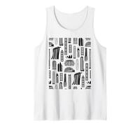 Singapore's Famous Asian City Landmarks Art Singapore Lover Tank Top