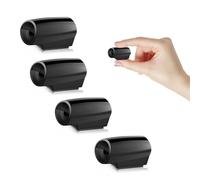 SINGARO 4 Pack Car Deer Whistle Warning for Car Horn Unit, Deer Whistle for Vehicles with Rubber Pads, Car Exterior Accessories, Suitable for Cars, Trucks, Motorcycles