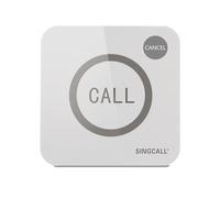 SINGCALL Wireless Call Button Transmitter,Service Calling System for Restaurant/Cafe/Fitness Center Call Waiter Nurse Staff,Waterproof Pager APE520C with Cancel Key