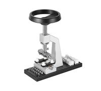 Singcci Bench Watch Opener 5700,with 6 Types of Steel Teeth, 6 Sets of Fixed Molds Watch Case Back Opener for Screwed Oyster Watch Case Opener