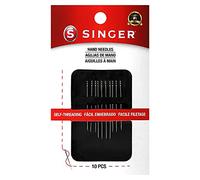 SINGER 00280 Self-Threading (Calyxeye) Hand Sewing Needles, Assorted Sizes, 10-Count