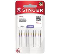 Singer 2045 Size 16/100 Blister Pack 10 Needles, Silver