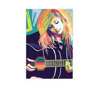 Singer Avril Lavigne Poster 11 Canvas Poster Bedroom Decor Landscape Office Room Decor Gift 08x12inch(20x30cm)