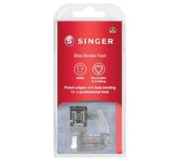 Singer Bias Tape Presser Foot - Adjustable Guide for Fabric Edges | Fits 1/4” to 3/4” Tape | Compatible with Zigzag & Straight Stitches | Easy Professional Edge Finishing