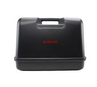 Singer Black Universal Hard Carrying Case for Sewing Machine, Compatible with Most Standard Free-Arm Portable Sewing Machines, Non-Slip Inner Tray, Convenience & Sturdy Protection for Easy Storage