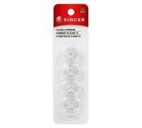 Singer Bobbins Class 15 Transparent, 4-Count