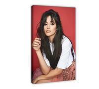 Singer Camila Cabello 42 Canvas Poster Wall Art Decor Print Picture Paintings for Living Room Bedroom Decoration 12×18inch(30×45cm) Frame: