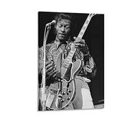 Singer Chuck Berry Poster Wall Art Poster and Canvas Art Picture Print Modern Family bedroom Aesthetic Decor Posters 08x12inch(20x30cm)