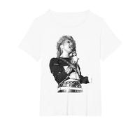 Singer Cyndi Lauper Live by Allan Ballard T-Shirt, Women's Plus, White, 1X