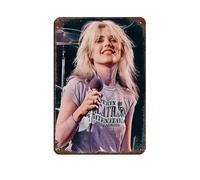 Singer Debbie Harry Poster (20) Retro Poster Metal Tin Sign Chic Art Retro Iron Painting Bar People Cave Cafe Family Garage Poster Wall Decoration 8x12inch(20x30cm)