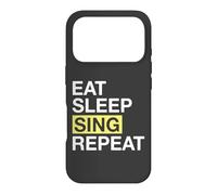 Singer Eat Sleep Sing Repeat Singing Lover Case for iPhone 17 Pro