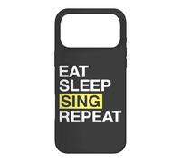 Singer Eat Sleep Sing Repeat Singing Lover Case for iPhone 17 Pro Max