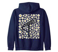 Singer Floral Flowers Singing Teacher Musician Spring Summer Zip Hoodie